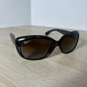 Ray-Ban JACKIE OHH RB4101 710/T5 Cat Eye READ DESC Italy Tortoise 58-17-135